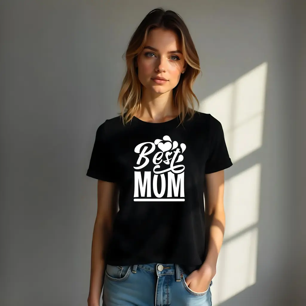 Best Mum – Classic Script Edition T-shirt for Women